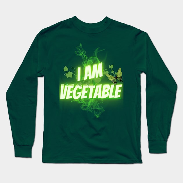 I AM VEGETABLE Long Sleeve T-Shirt by ITS-FORYOU